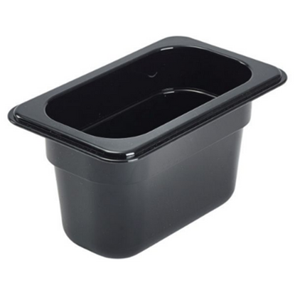 Black Food Storage Container 1/9 (100mm Deep)