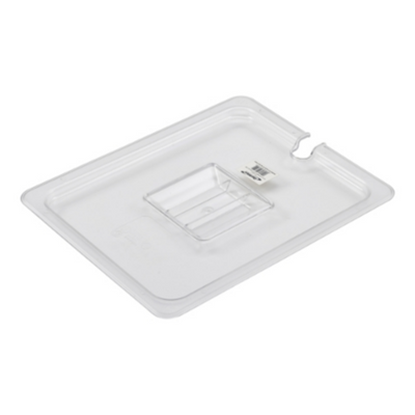 Clear Notched Gastronorm Lid 1/2 Cover With Handle