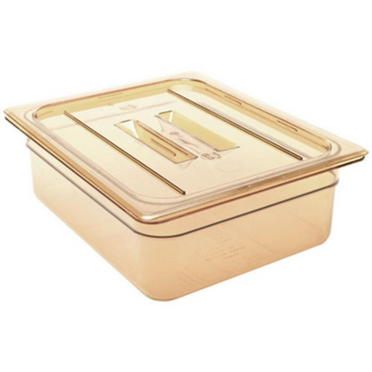 High Heat Amber Gastronorm Food Pan 1/2 (150mm Deep)