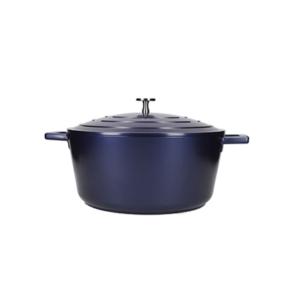 Picture of Masterclass Casserole Dish with Lid Blue 5L