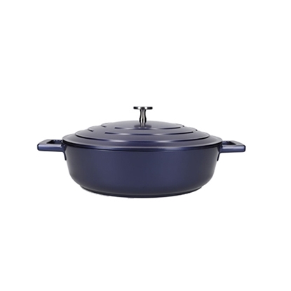 Picture of Masterclass Casserole Dish with Lid Blue 4L