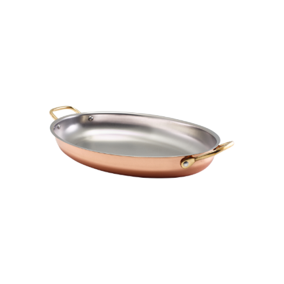 Picture of Genware Copper Oval Dish 34 x 23 x 4cm 